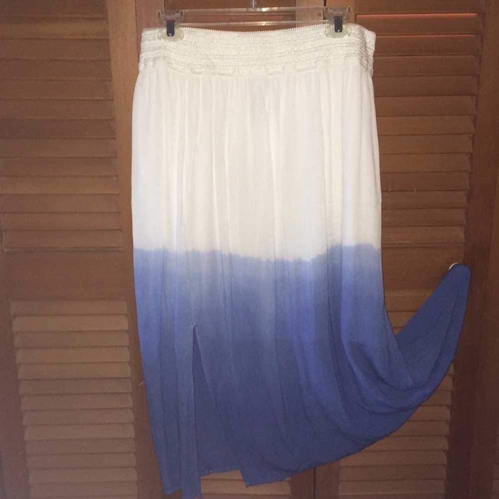 Avenue Summer Full-Length Gathered Skirt